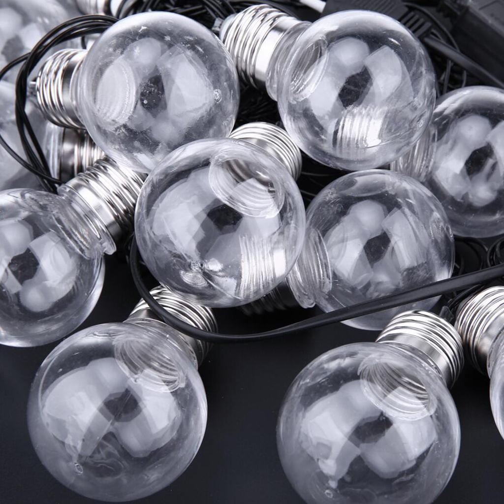20Led Globe Ball Bulb Fairy String Light Home Garden Decor Warm White 220V