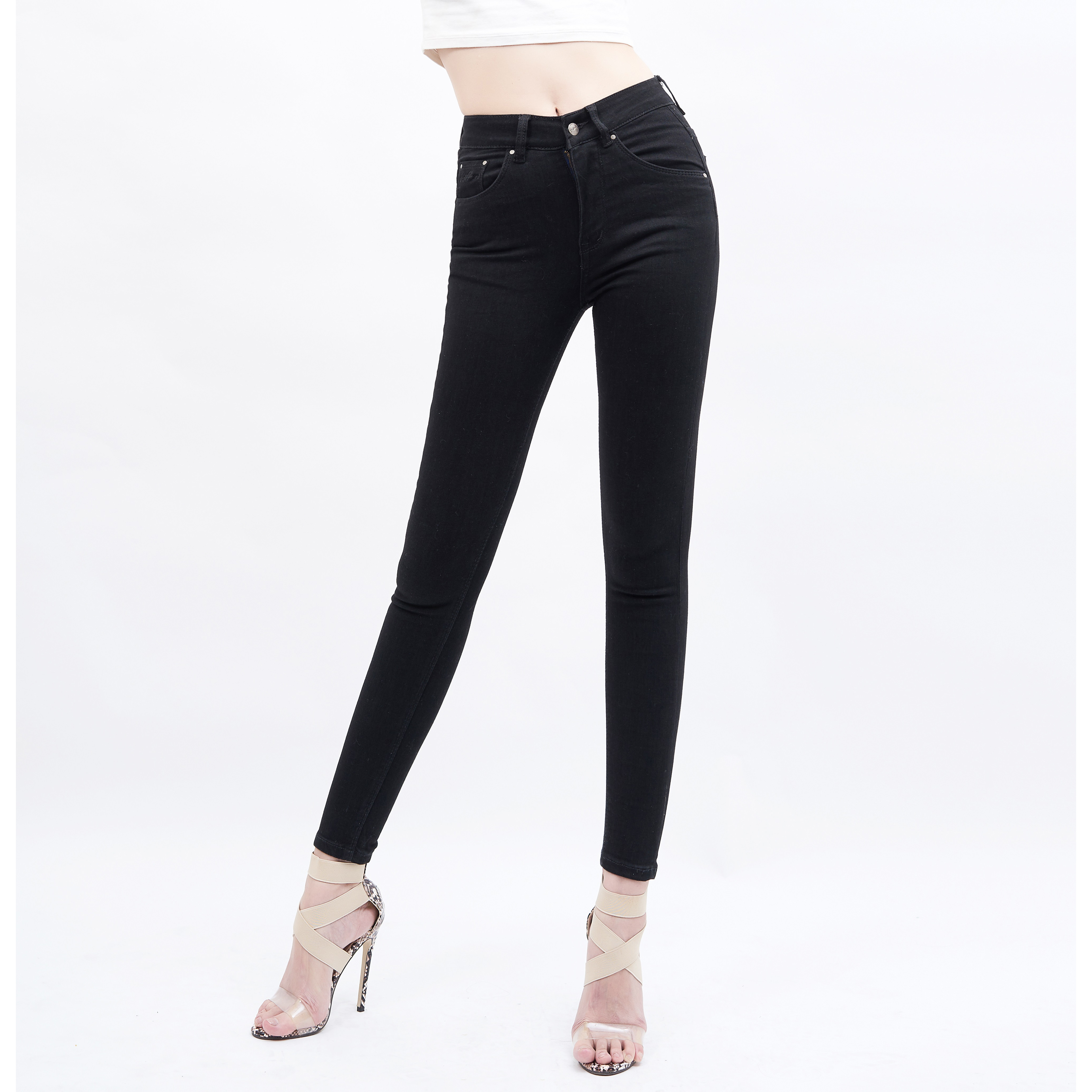 Quần Jean Nữ Pha Tơ Nhân Tạo Lưng Cao Dáng Skinny Aaa Jeans - UCSD Rayon Có Nhiều Màu Size 26 - 32