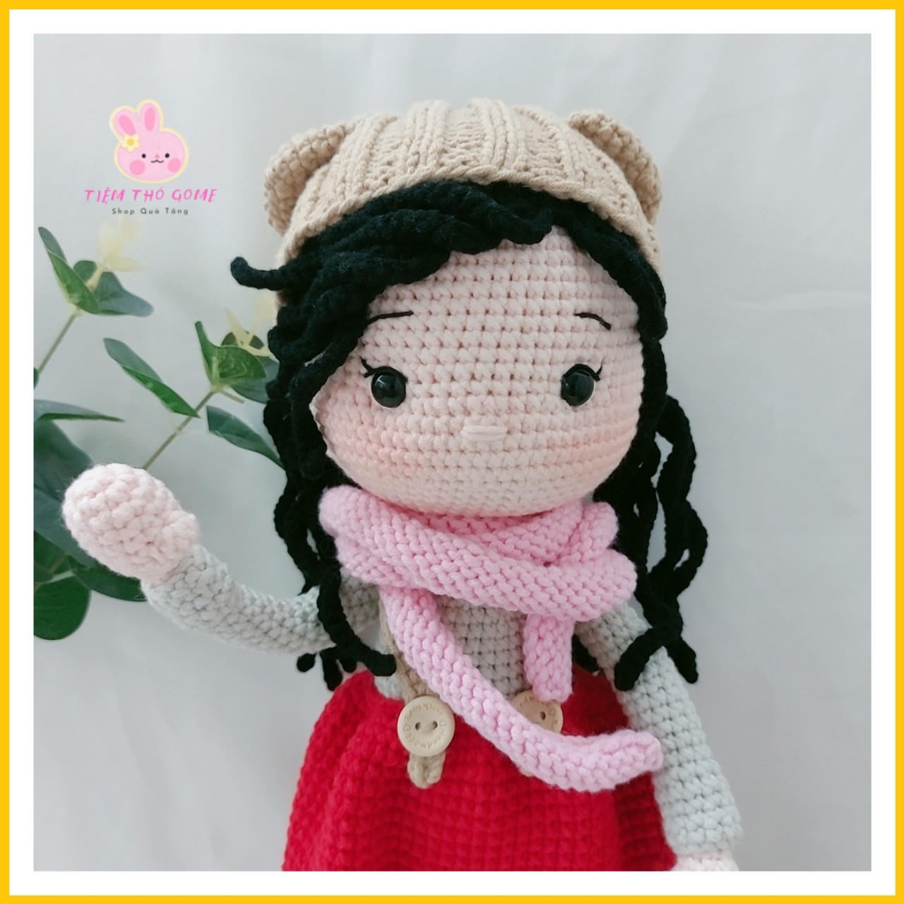 Búp bê len móc handmade, Búp bê Nora 39 - An toàn cho bé