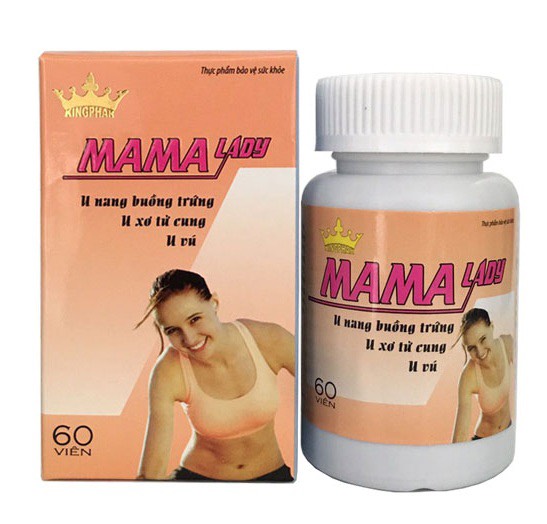 MAMA LADY Kingphar 60v , Giúp Điều Hòa Khí Huyết, Tăng Cường Miễn Dịch Của Cơ Thể hỗ trợ giảm u xơ tử cung, u xơ buồng trứng
