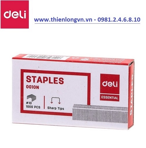 Ghim dập - Kim bấm số 10 Deli - E0010N