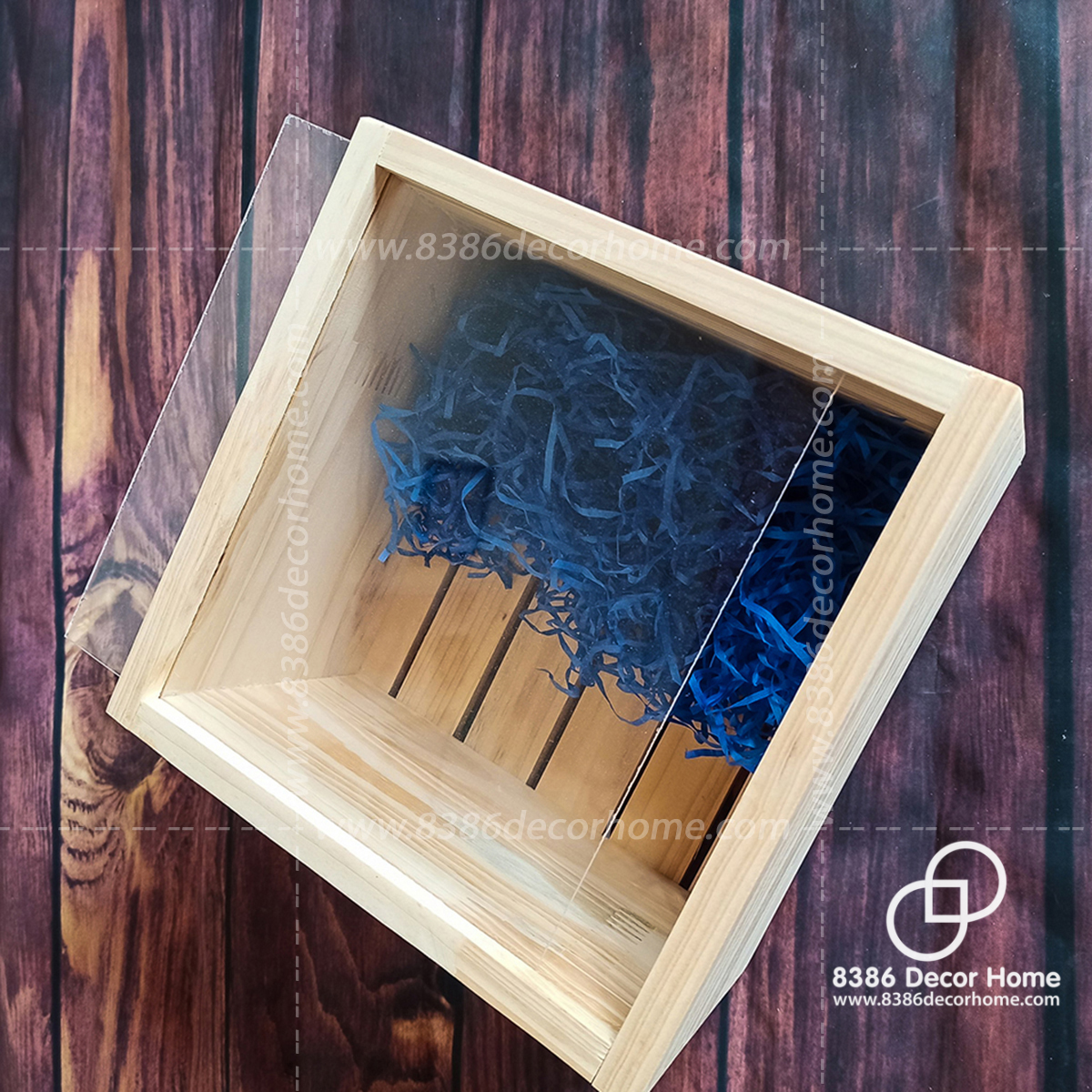 Hộp quà tết, khay gỗ gói quà, Hộp đựng đồ đa năng - Pallet gỗ thông