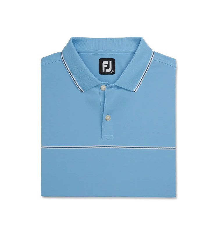 Áo Polo Golf Nam Footjoy FJ Small Details Stretch Pique, Knit Collar - 87054