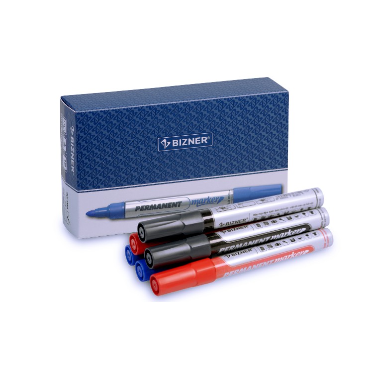 [BÁN LẺ] Bút lông dầu Thiên Long Bizner BIZ-PM01 đầu bút 1mm - Mực xanh