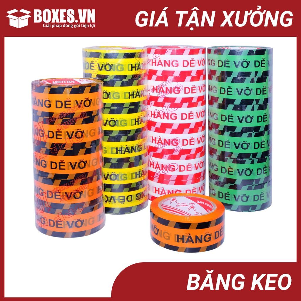 Băng Keo Hàng Dễ Vỡ Đóng Gói Hàng Hóa Combo 6 Cuộn