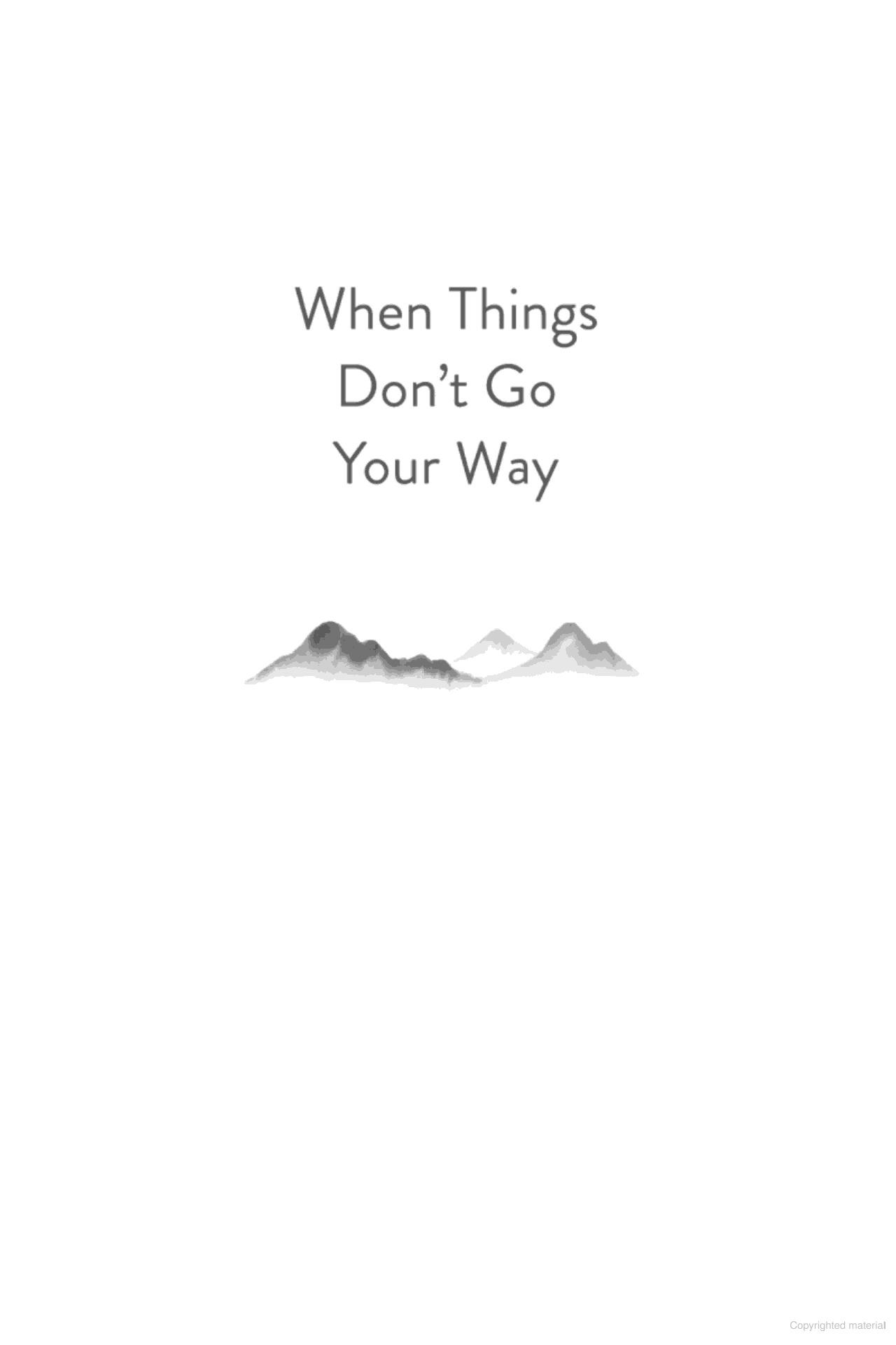Sách ngoại văn: When Things Don't Go Your Way