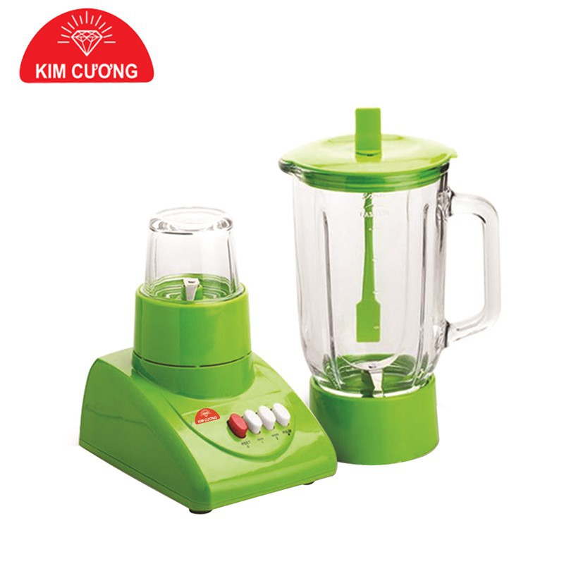 Máy xay sinh tố 2 cối nhựa Kim Cương KC-T02 - Hàng chính hãng