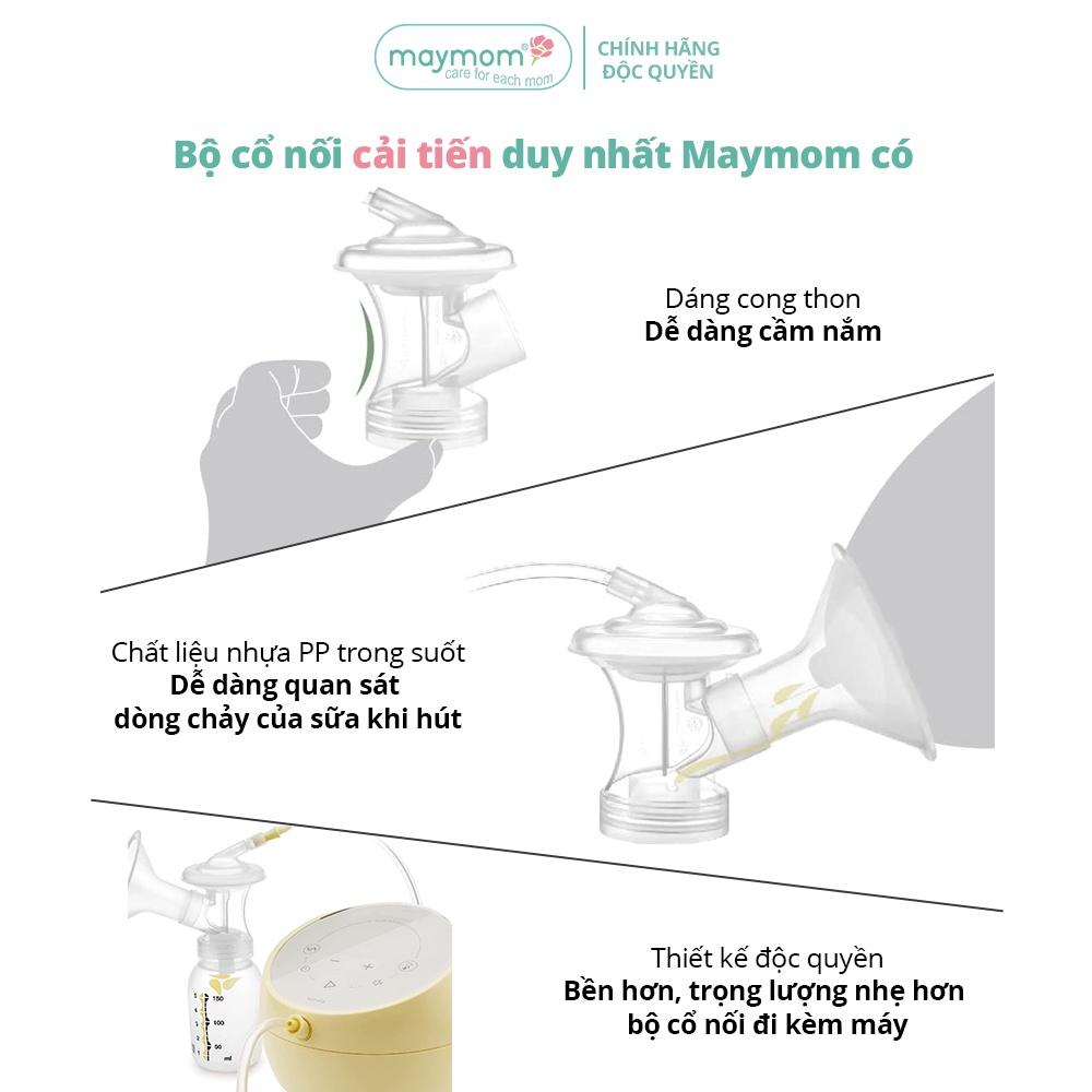 Cổ Nối Máy Hút Sữa Medela 5 Chi Tiết Thương Hiệu Maymom, Tương Thích Máy Medela MaxFlow, Freestyle, SwingMaxi, Sonata