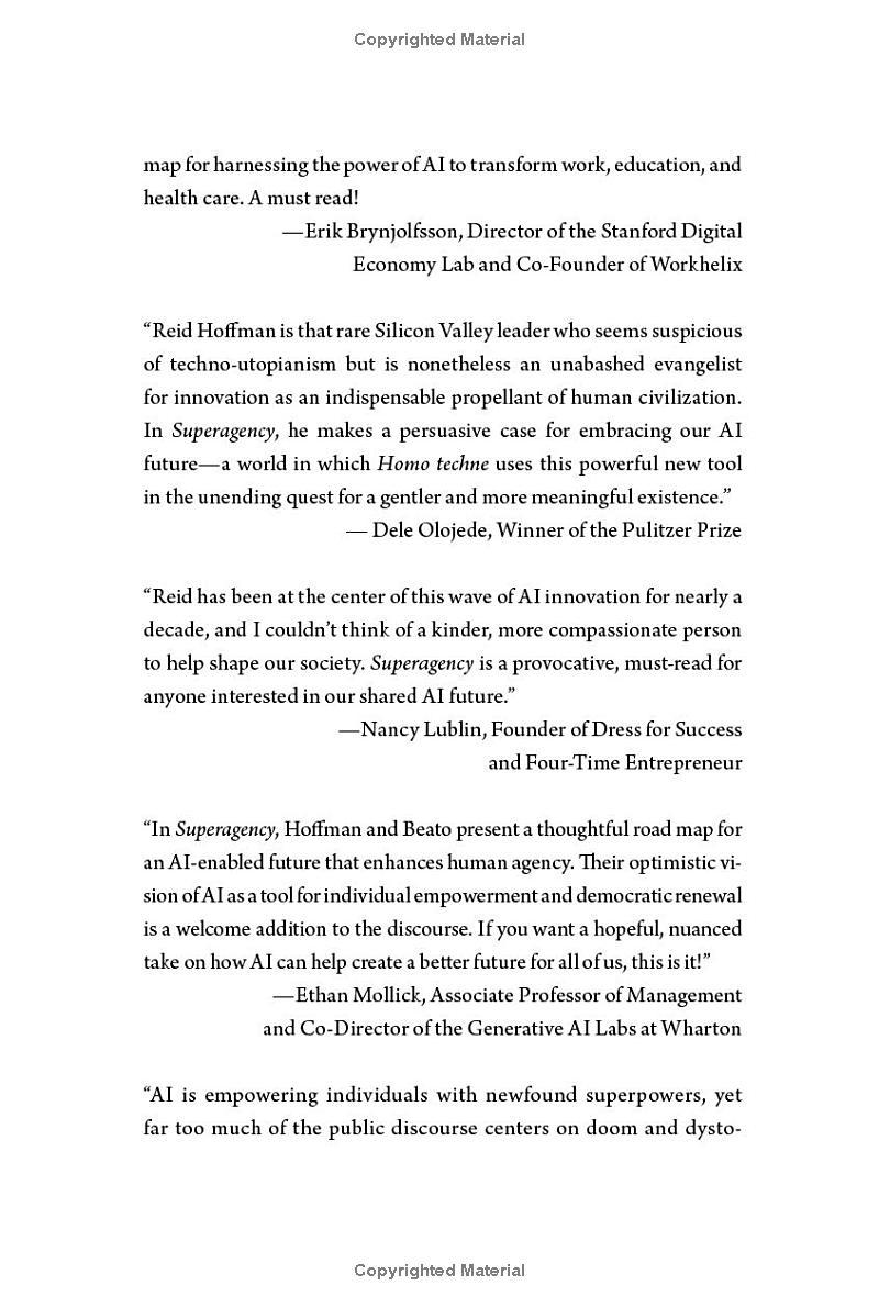 Sách ngoại văn: Superagency - What Could Possibly Go Right With Our AI Future