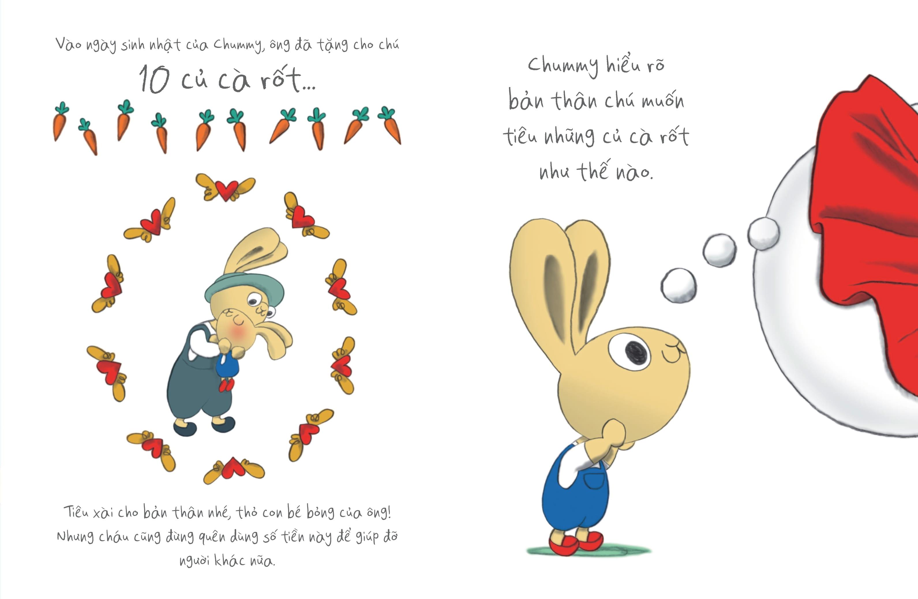 Sách - Thu Chi Vào Ra, Bé Cũng Rành Nha! - Thỏ Con Biết Sẻ Chia