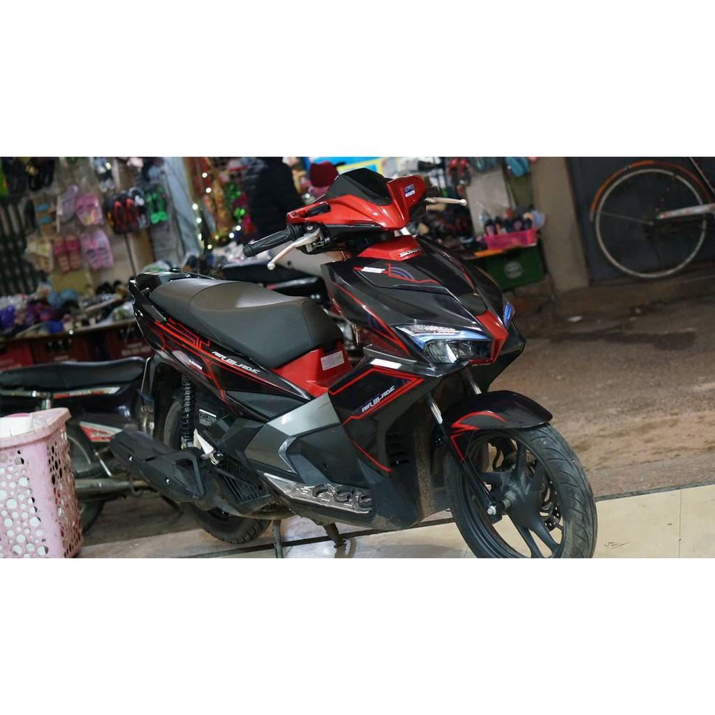Tem trùm dành cho xe Air Blade 2016 Red Lighting
