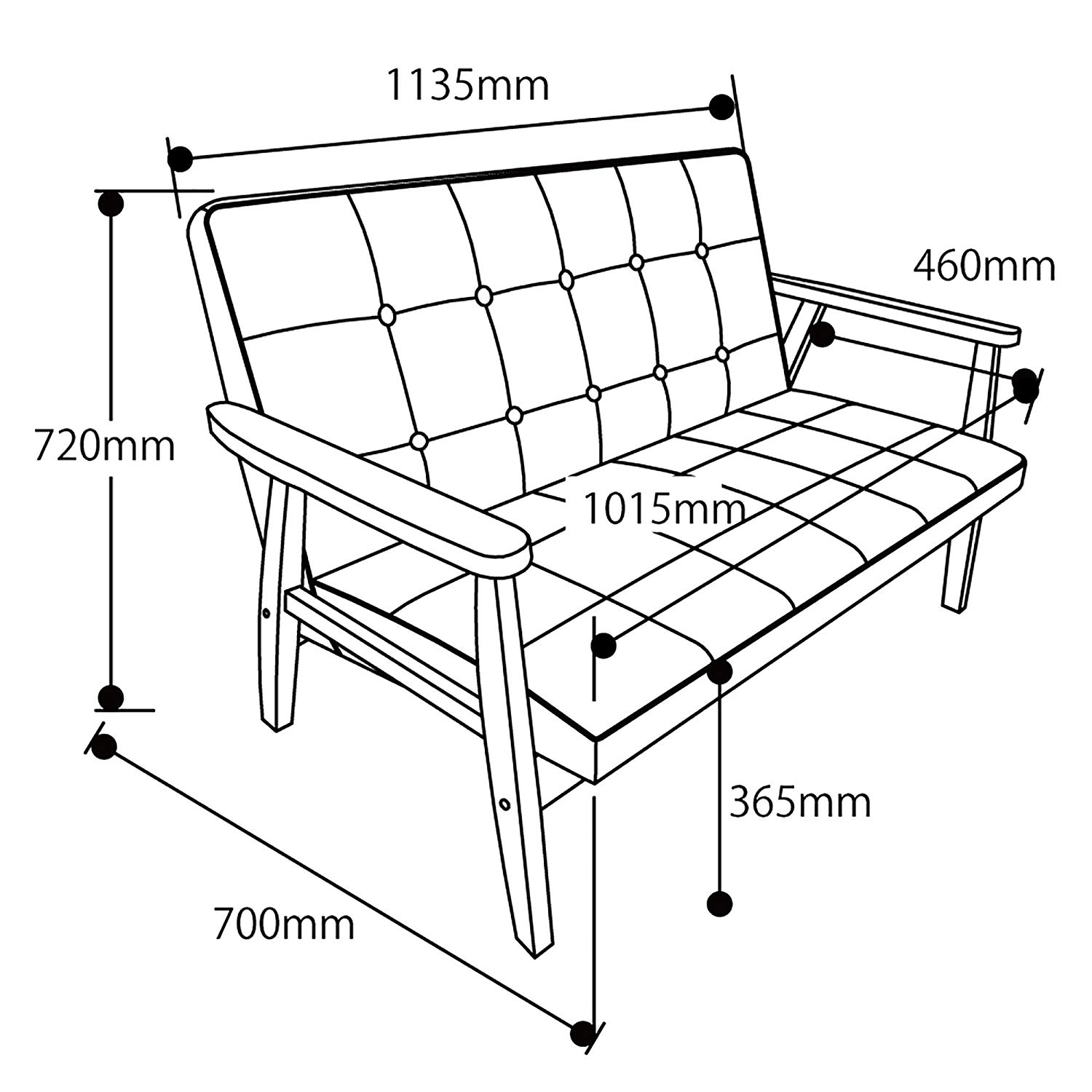 Ghế Sofa CS120BK