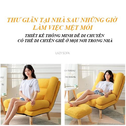 {HOT HOT}GHẾ THƯ GIÃN, GHẾ SOFA BỌC TAY PHONG CÁCH HÀN QUỐC MỚI TẶNG KÈM ĐÔN NHIỀU MÀU SẮC