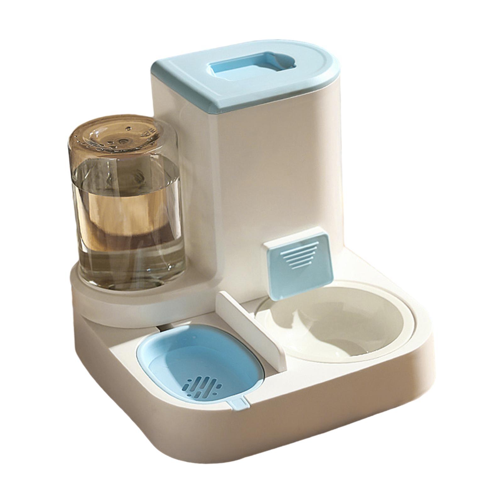 Automatic Dog Cat Feeder Feeder and Waterer Set Drinker Feeder Kitten Pet Supplies Travel Feeder and Water Dispenser Water Drinking Bowl