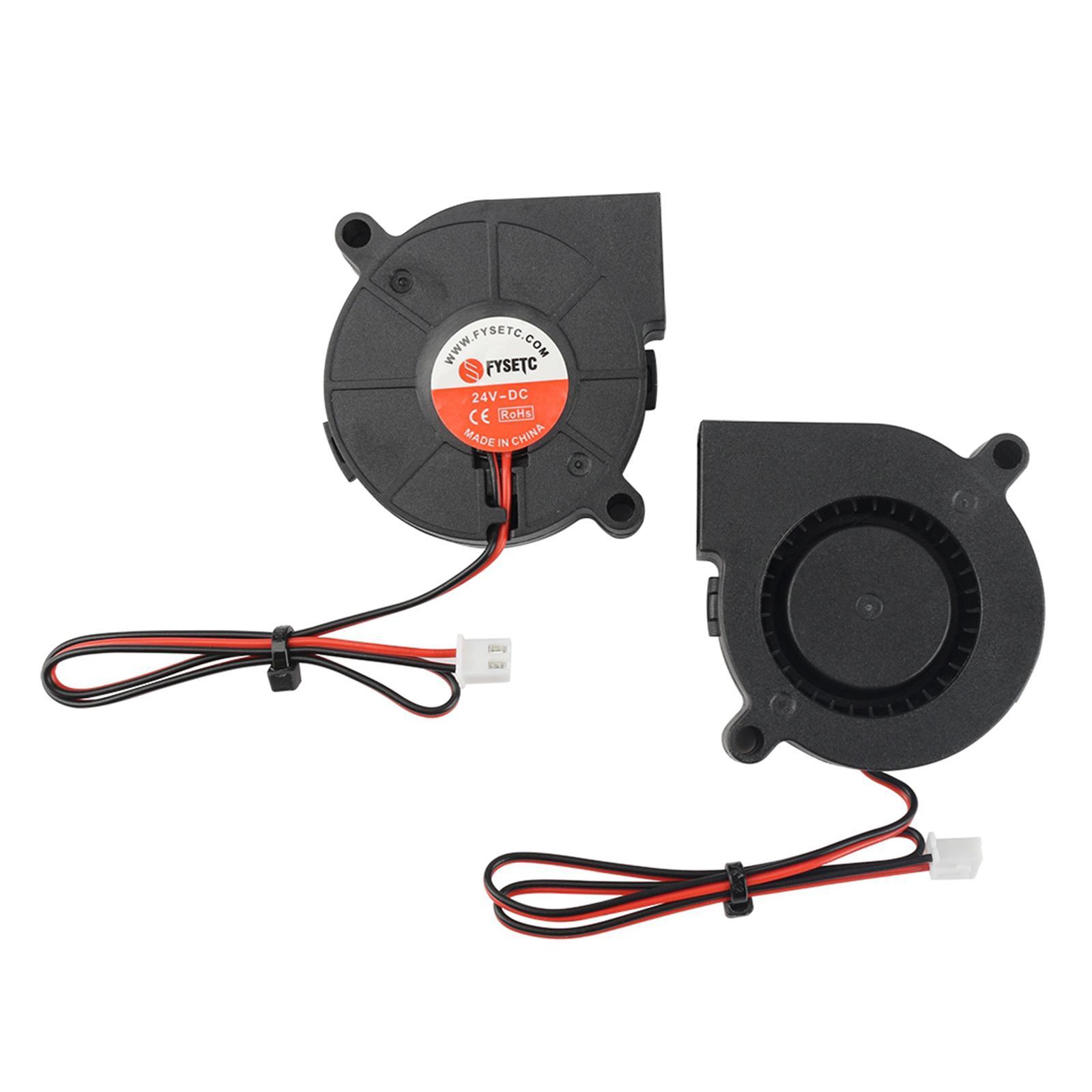 2pc 5015 Blower Cooling Fan Brushless 24V 3D Printer Parts