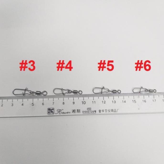 Khóa Link Chống Xoắn Cao Cấp 10 Chiếc Khóa Link Chống Xoắn PK29 đồ câu FISHING_HD