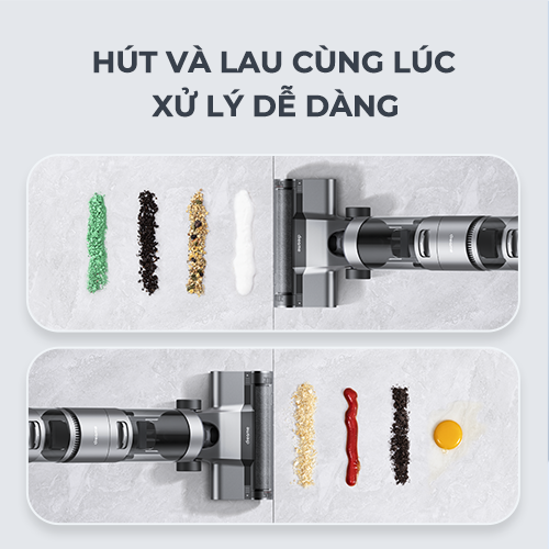 Máy Hút Bụi Lau Sàn Không Dây Cầm Tay, Hút Khô và Ướt Dreame H11 MAX - Hàng chính hãng