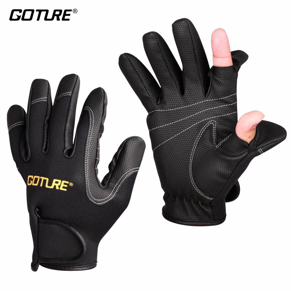Goture Mùa Đông Băng Găng Tay Chống Thấm Nước Đầy Đủ/Ngón Dành Cho Nữ/Nam Câu Cá Đi Xe Đạp Xe Thể Thao Ngoài Trời