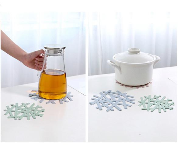 Combo 5 Tấm lót nồi, miếng lót nồi cơm hình tuyết xinh xắn GD180-LNTuyetLL-5