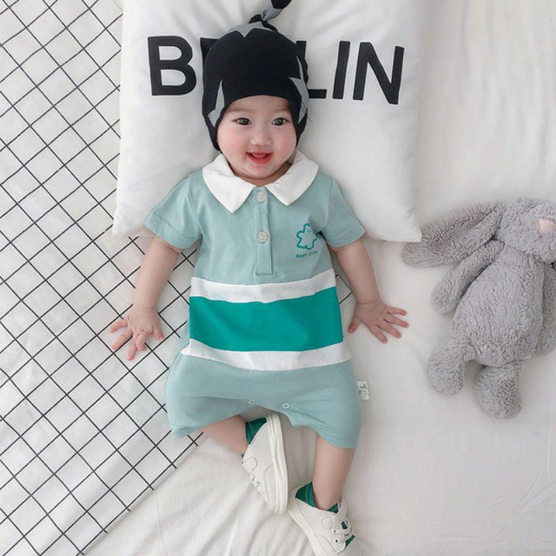 Body cộc tay cho bé chất thun cotton mềm mịn (5kg - 13kg)