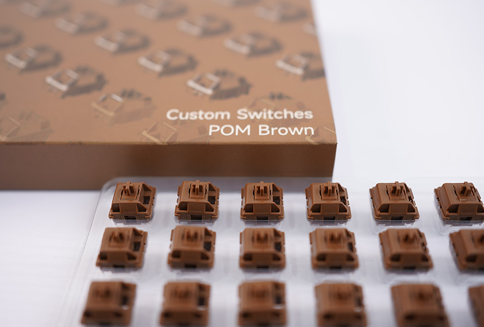 Bộ 45 Switch cơ Akko CS POM Brown - Hàng chính hãng