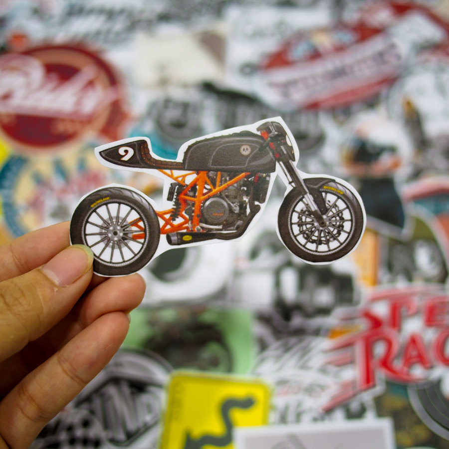 Set 100 Sticker - Cafe Racer