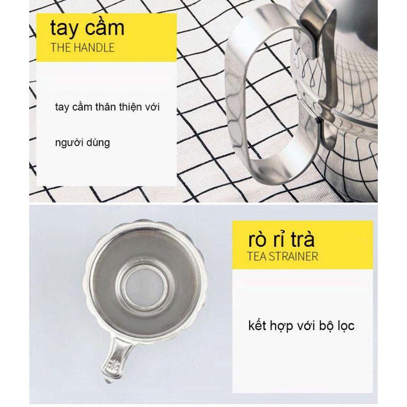 Bình đựng dầu nhà bếp thép không gỉ 660ml