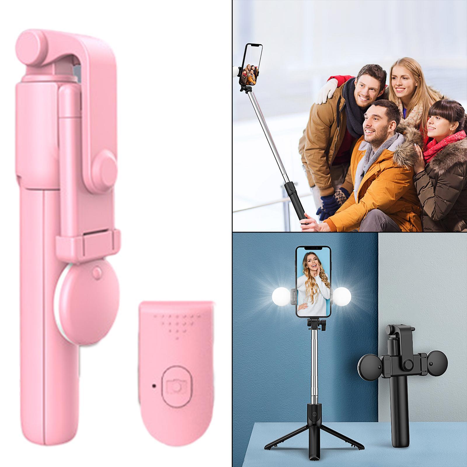 Selfie Stick with LED  Rotation Lightweight  Stabilizer
