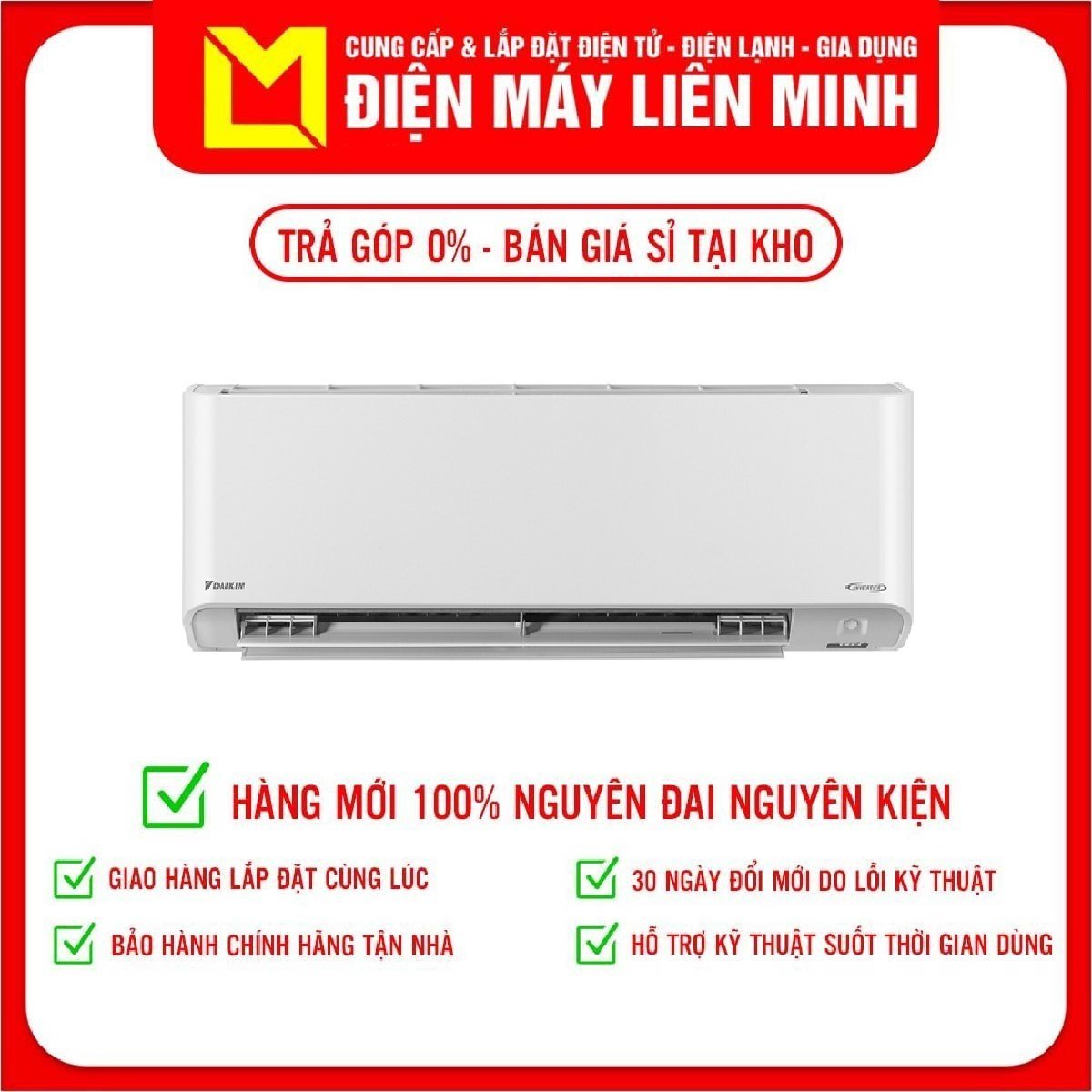 Máy Lạnh Daikin Inverter 2HP FTKZ50VVMV - Hàng Chính Hãng - Giao Hàng Toàn Quốc