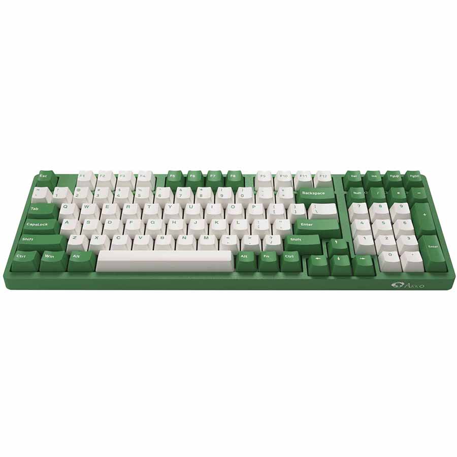 Bàn phím AKKO 3098 DS Matcha Red Bean (Gateron Cap