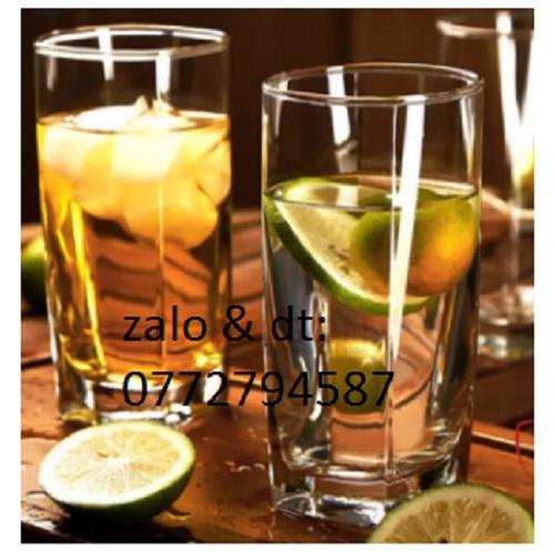 Ly thủy tinh đáy vuông cao 320ml