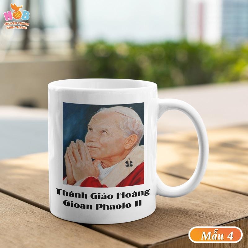 Ly sứ HoB in hình Thánh Giáo Hoàng Gioan Phaolo 2