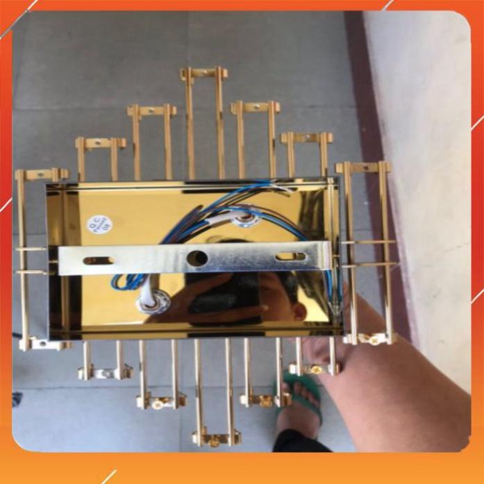 Đèn tường pha lê cao cấp thân mạ đồng TG5730-2