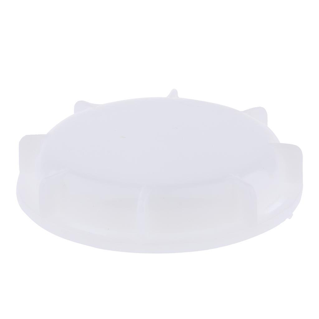 IBC Tank Valve IBC Adaptor Fitting Seal Cap White, threaded inner diameter: 58mm