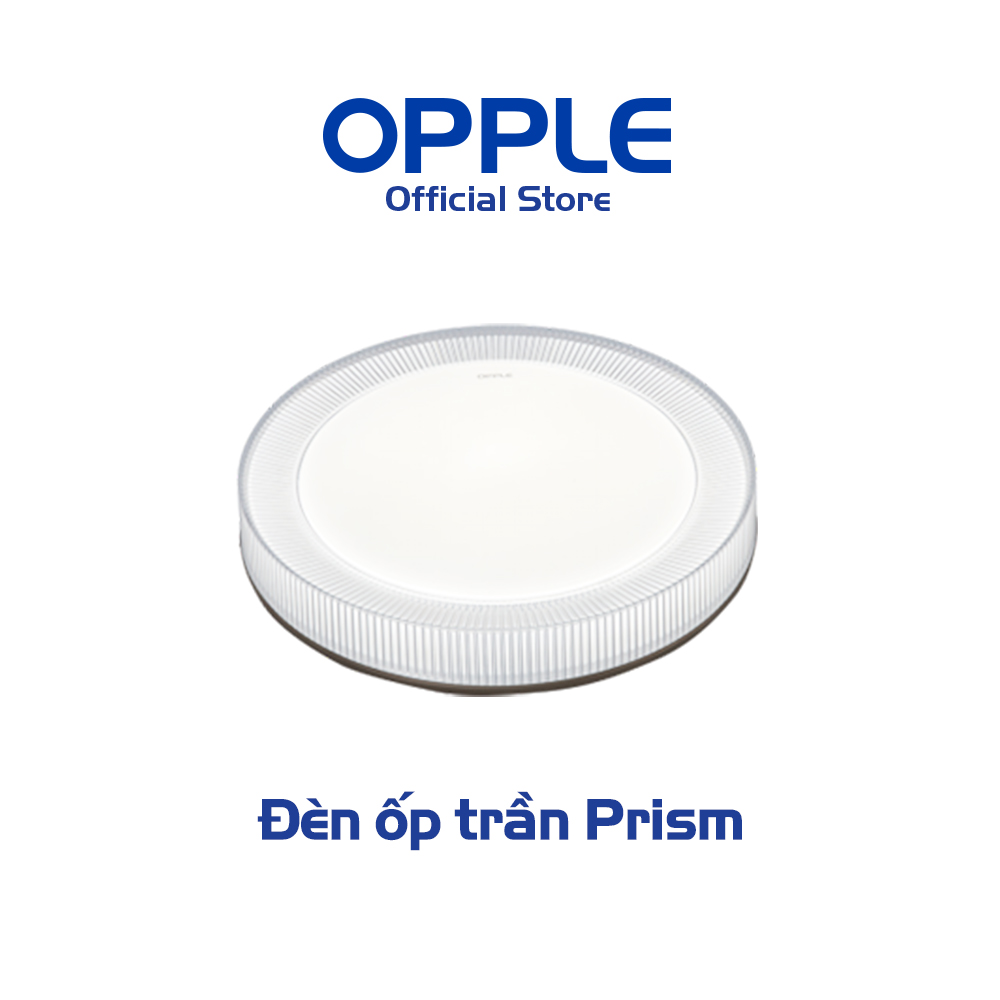 Bộ Đèn Ốp Trần LED OPPLE HC380 18W Prism - Ánh Sáng Trung Tính 4000K