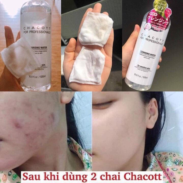 Nước tẩy trang Chacott For Professionals 500ml của Nhật Bản