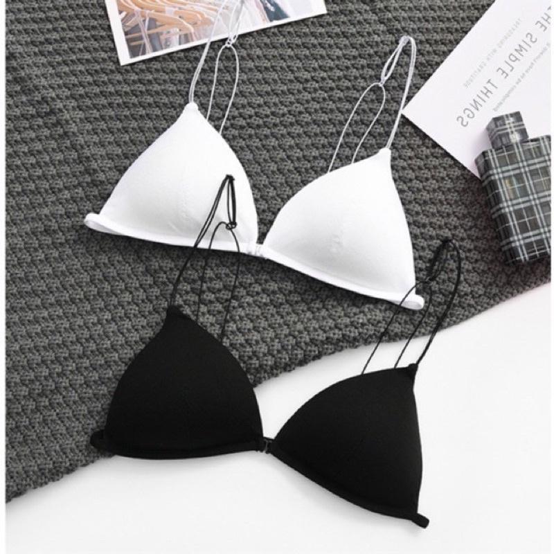 Áo bralette cài trước 2 dây mỏng