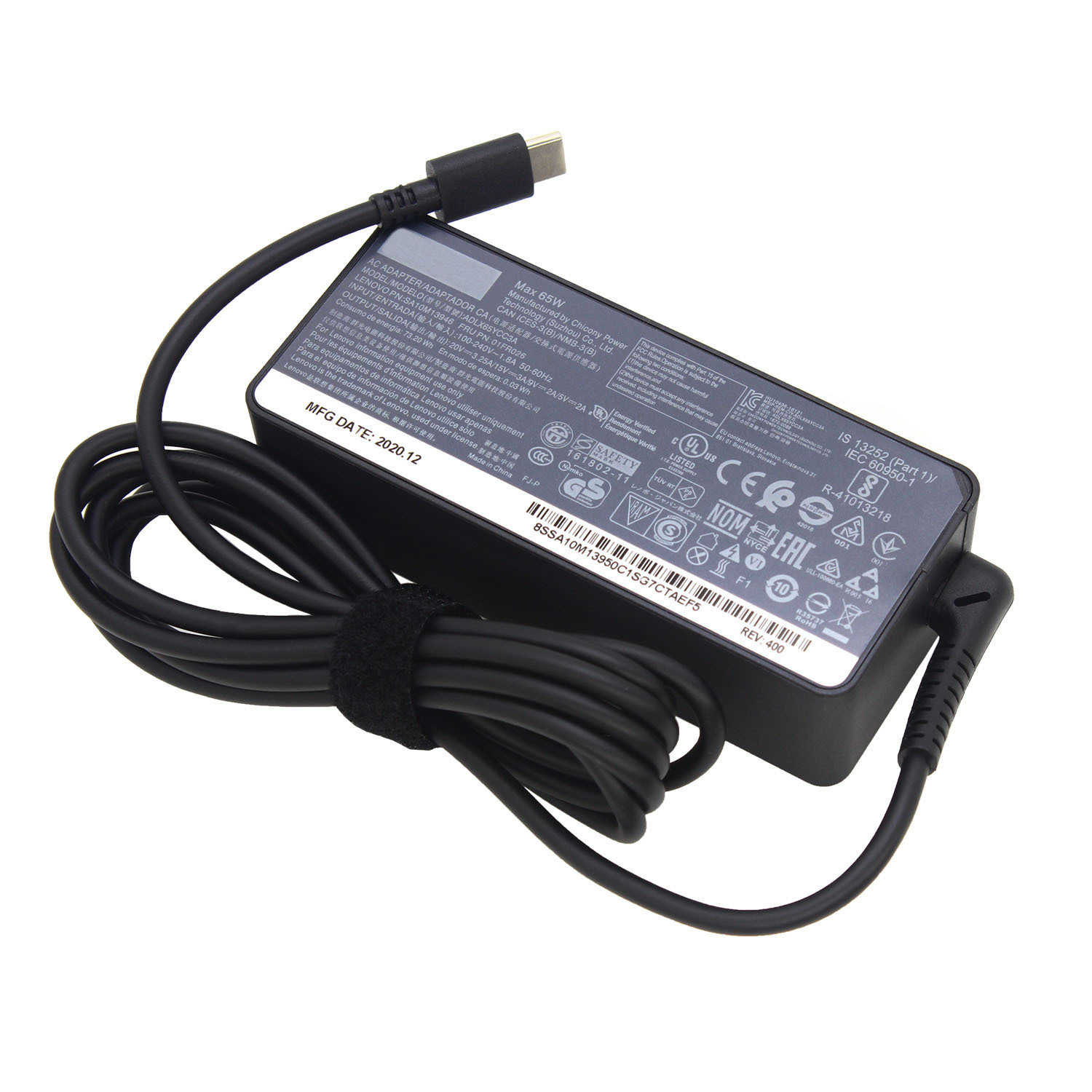 Hình ảnh Sạc Laptop Lenovo 20V 3.25A 65W ĐẦU TYPE C - Hàng Nhập Khẩu