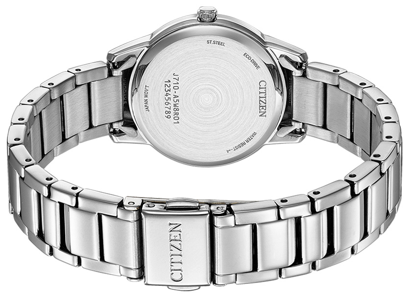Đồng Hồ Nữ Citizen Eco-Drive Dây Thép Không Gỉ FE1241-71Z - Mặt Hồng (29.4mm)