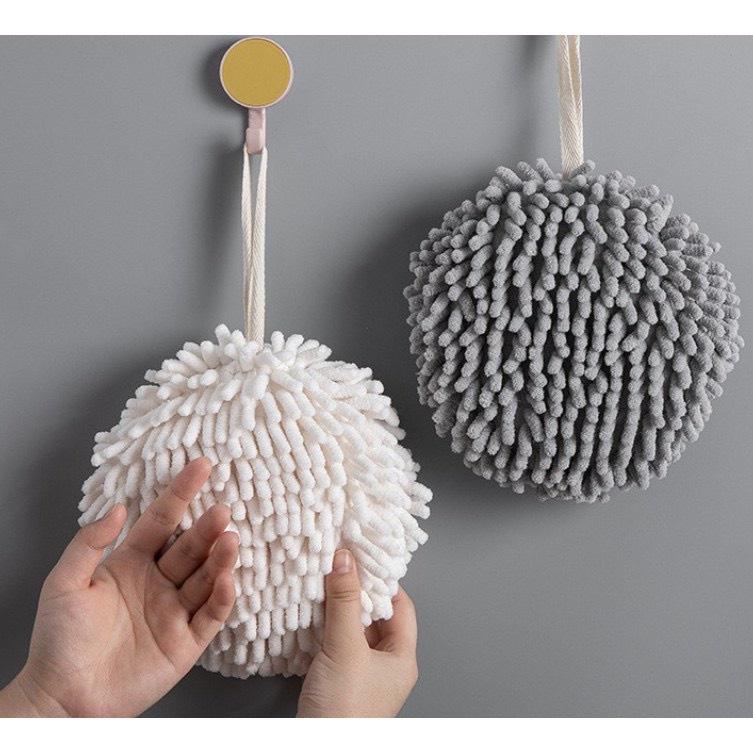 Khăn lau tay san hô -nhà bếp - Bông lau tay -siêu thấm hút tốt nhanh khô nhỏ gọn đẹp mắt treo tường