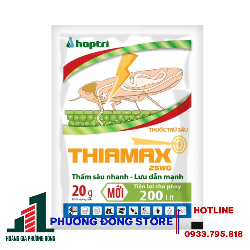 Thuốc trừ sâu phổ rộng THIAMAX 25WG - gói 20g, gói 35g