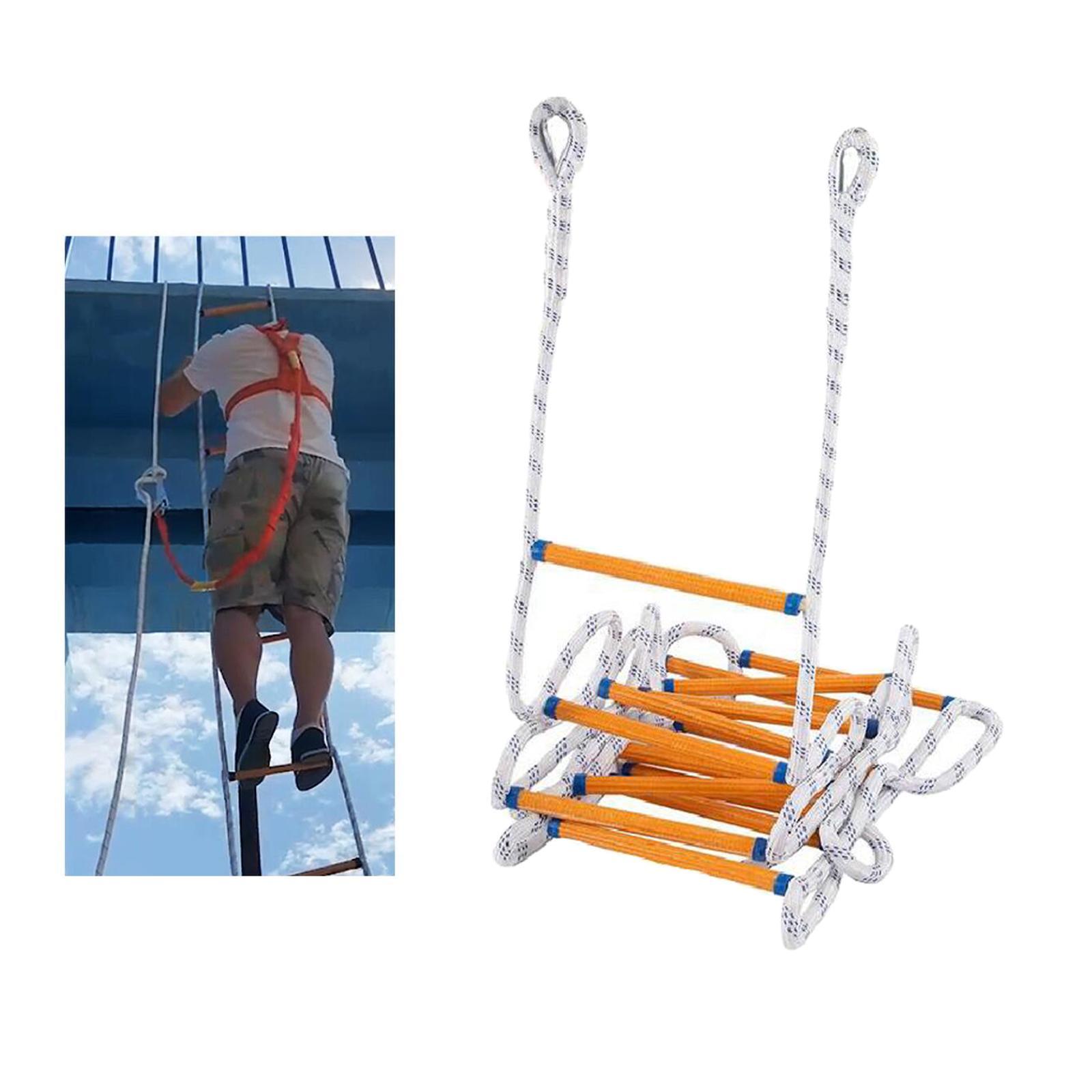 Fire Escape Ladder Soft Rope Kids Adults for Work Residential Building