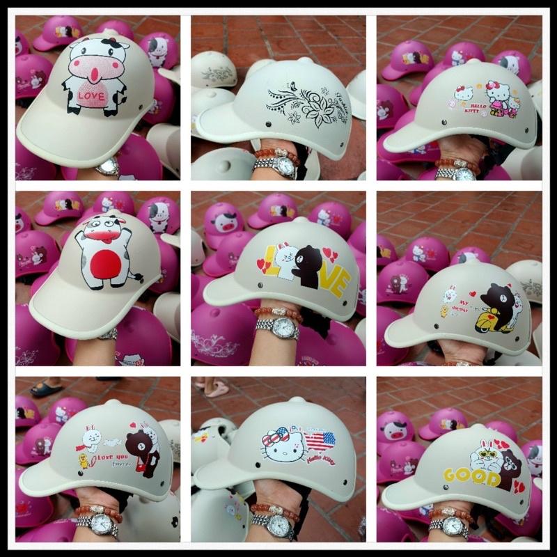 MŨ , NÓN BẢO HIỂM LƯỠI TRAI NAM NỮ BẢO VỆ PHẦN ĐẦU