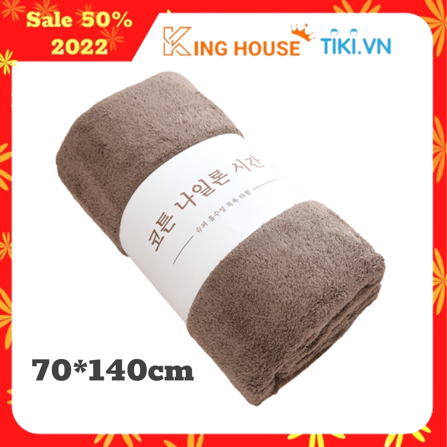 Khăn tắm lông cừu Hàn Quốc size lớn 70*140cm