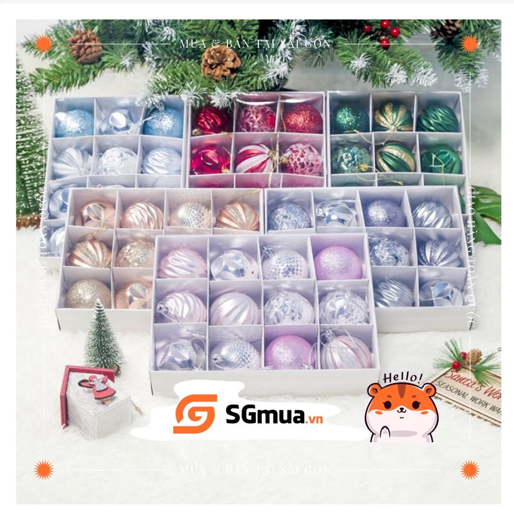 Hộp trái châu cao cấp trang trí cây thông Noel_Giáng sinh