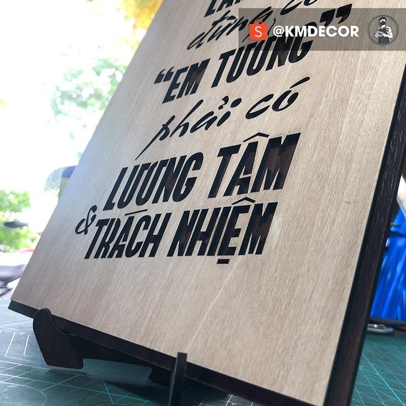 Tranh treo tường gỗ, tranh văn phòng