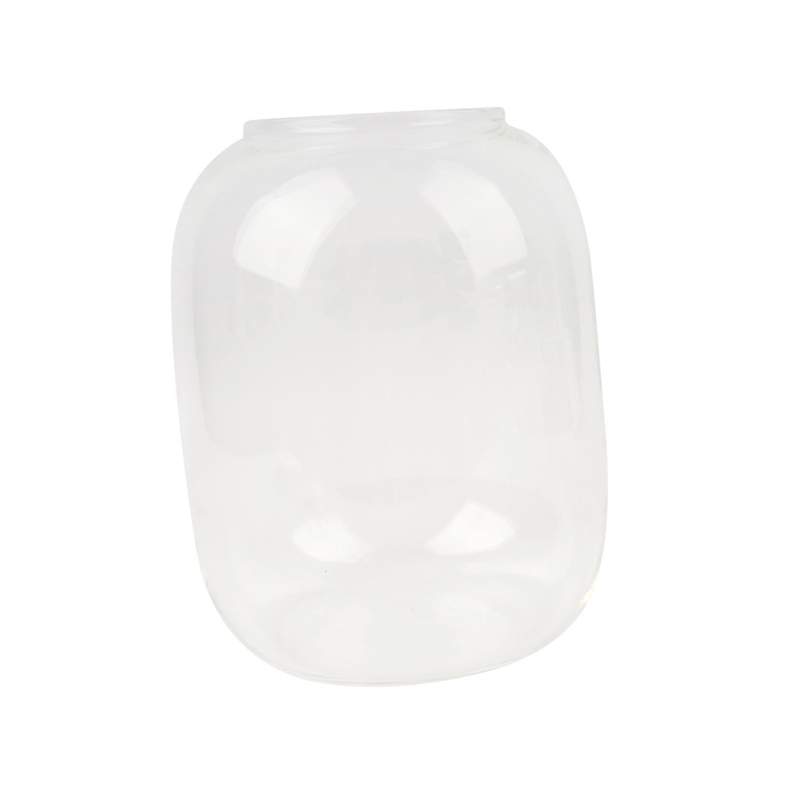 Vase Glass Glass Empty Bottle for Home Office Ornament