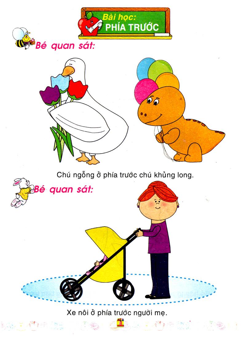 Sách Bé Làm Quen Với Môn Toán - Xác Định Vị Trí