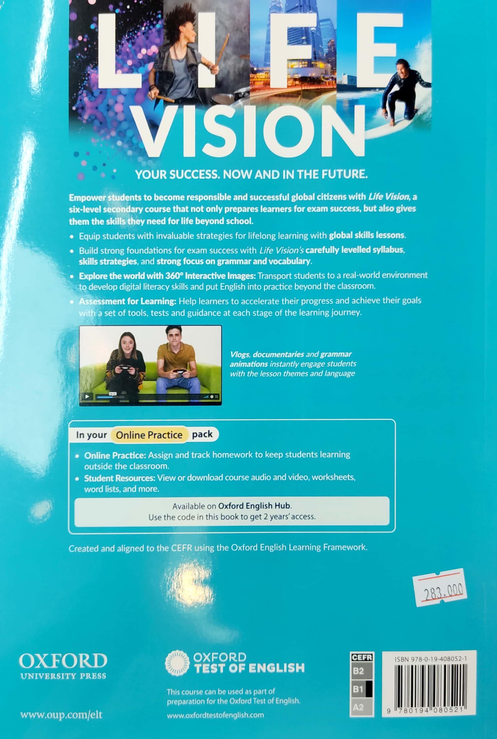 Life Vision Student Book With Online Practice B1 Intermediate