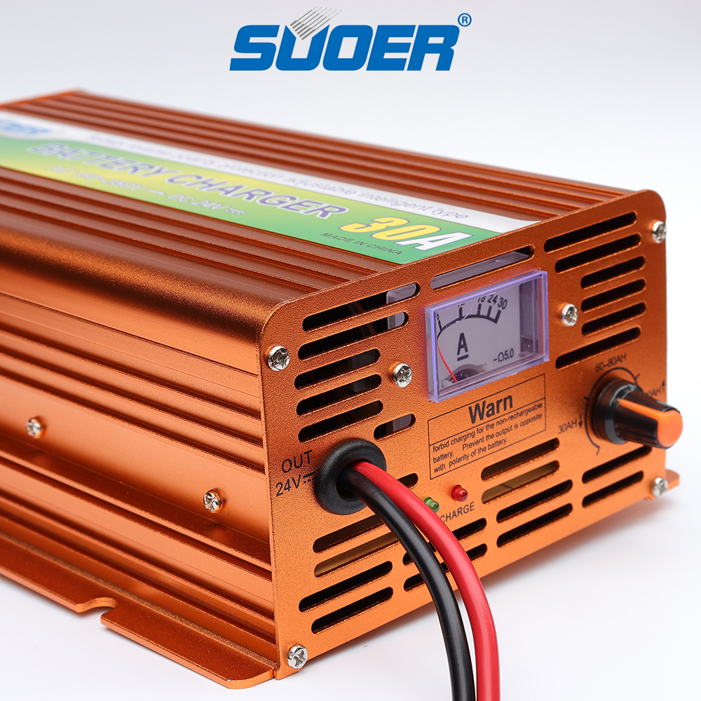 Bộ sạc bình ắc quy axit chì SUOER MA-2430 24V 30A